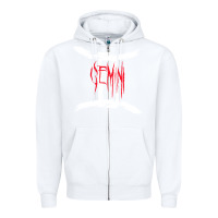 White zodiac series gemini classic Zipper Hoodie - linhVisuals