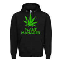 Plant Manager Weed Pot Cannabis Flippin Sweet Gear Transparent Copy Zipper Hoodie | Teevron
