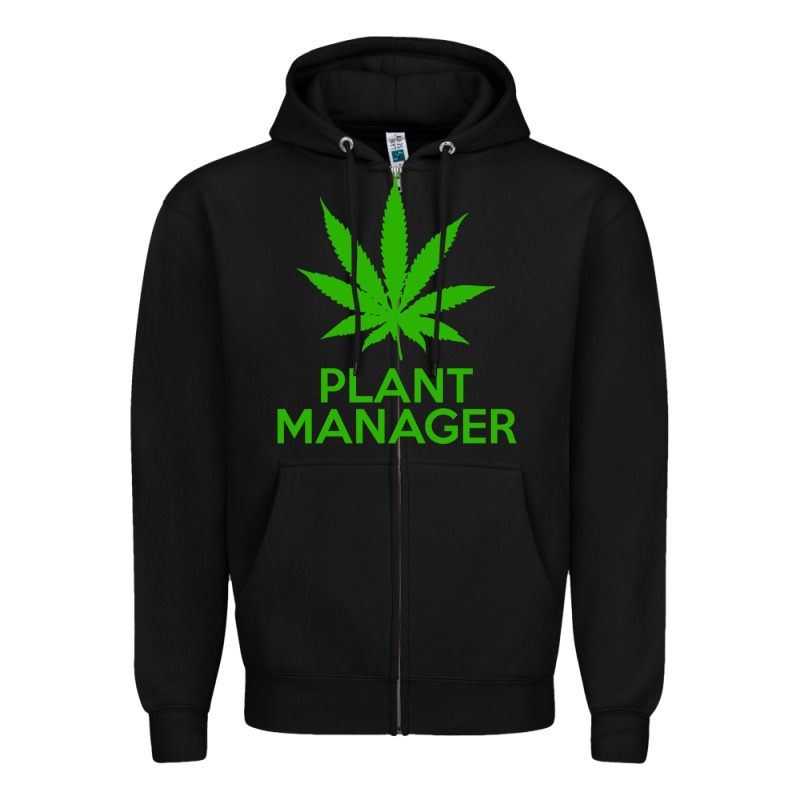Plant Manager Weed Pot Cannabis Flippin Sweet Gear Transparent Copy Zipper Hoodie by linhVisuals | Teevron