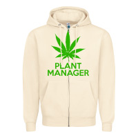 Sandshell plant manager weed pot cannabis flippin sweet gear transparent copy Zipper Hoodie - linhVisuals