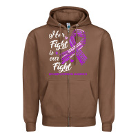 Chestnut hodgkins lymphoma awareness t  shirt hodgkin's lymphoma awareness her Zipper Hoodie - linhVisuals