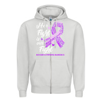 Dove Grey hodgkins lymphoma awareness t  shirt hodgkin's lymphoma awareness her Zipper Hoodie - linhVisuals