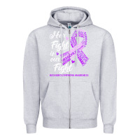 Heather Grey hodgkins lymphoma awareness t  shirt hodgkin's lymphoma awareness her Zipper Hoodie - linhVisuals