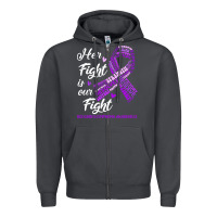 Smoke hodgkins lymphoma awareness t  shirt hodgkin's lymphoma awareness her Zipper Hoodie - linhVisuals