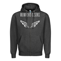 Charcoal Heather mumford and sons merch Zipper Hoodie - linhVisuals