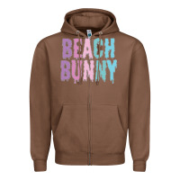 Chestnut beach bunny Zipper Hoodie - linhVisuals
