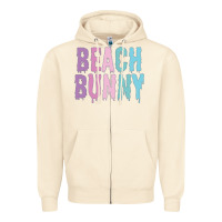 Sandshell beach bunny Zipper Hoodie - linhVisuals