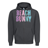 Smoke beach bunny Zipper Hoodie - linhVisuals