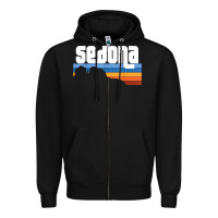 Black cute retro i love sedona arizona desert sunset az t shirt Zipper Hoodie - linhVisuals
