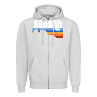 Dove Grey cute retro i love sedona arizona desert sunset az t shirt Zipper Hoodie - linhVisuals