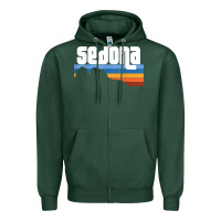 Sports Green cute retro i love sedona arizona desert sunset az t shirt Zipper Hoodie - linhVisuals