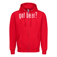 Red beer Zipper Hoodie - linhVisuals
