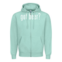 Seafoam beer Zipper Hoodie - linhVisuals