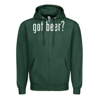 Sports Green beer Zipper Hoodie - linhVisuals