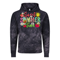 Cloud Black Sweet Summer Time Vintage Hoodie - CowhideDigitalArt