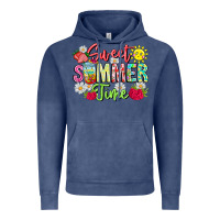 Vintage Denim Sweet Summer Time Vintage Hoodie - CowhideDigitalArt
