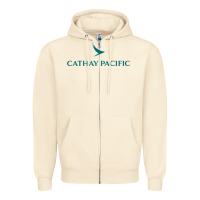 Sandshell cathay pacific essential Zipper Hoodie - linhVisuals