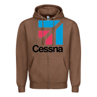 Chestnut cessnas Zipper Hoodie - linhVisuals