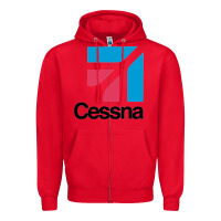 Red cessnas Zipper Hoodie - linhVisuals