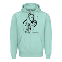 Seafoam christopher hitchens essential Zipper Hoodie - linhVisuals