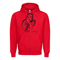 Red christopher hitchens essential Zipper Hoodie - linhVisuals