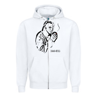 White christopher hitchens essential Zipper Hoodie - linhVisuals