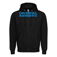 Black coldwell banker Zipper Hoodie - linhVisuals