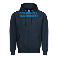 Navy coldwell banker Zipper Hoodie - linhVisuals