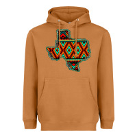 Meerkat Texas Map With Aztec Background Heavyweight Hoodie - JahusDesignShop