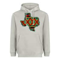 Moon Dust Texas Map With Aztec Background Heavyweight Hoodie - JahusDesignShop