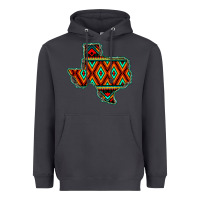 Smoke Texas Map With Aztec Background Heavyweight Hoodie - JahusDesignShop