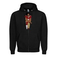 Black colin kaepernick kneeling classic Zipper Hoodie - linhVisuals