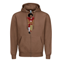 Chestnut colin kaepernick kneeling classic Zipper Hoodie - linhVisuals