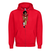 Red colin kaepernick kneeling classic Zipper Hoodie - linhVisuals