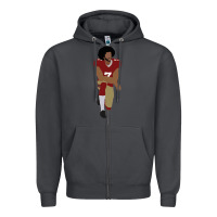 Smoke colin kaepernick kneeling classic Zipper Hoodie - linhVisuals