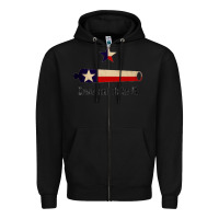 Black come and take it   texas flag essential Zipper Hoodie - linhVisuals