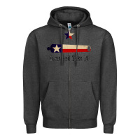 Charcoal Heather come and take it   texas flag essential Zipper Hoodie - linhVisuals