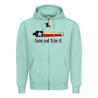 Come And Take It   Texas Flag Essential Zipper Hoodie | Teevron