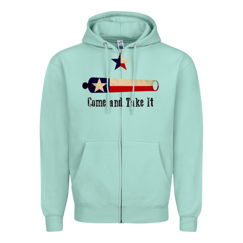 Come And Take It   Texas Flag Essential Zipper Hoodie by linhVisuals | Teevron