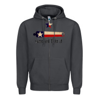 Smoke come and take it   texas flag essential Zipper Hoodie - linhVisuals