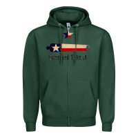 Sports Green come and take it   texas flag essential Zipper Hoodie - linhVisuals