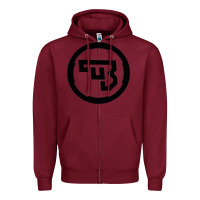Burgundy cz Zipper Hoodie - linhVisuals