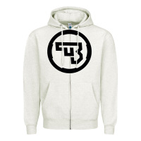Oatmeal Heather cz Zipper Hoodie - linhVisuals