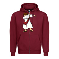 Dabbing Jesus Christian Dab Dance Zipper Hoodie | Teevron