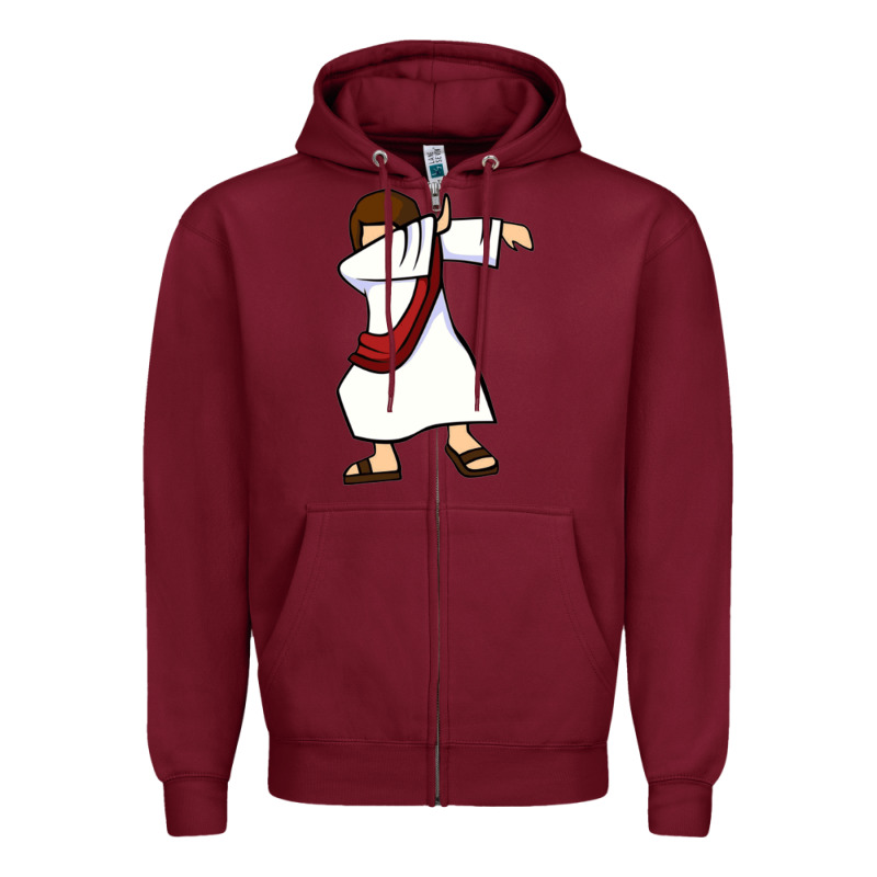 Dabbing Jesus Christian Dab Dance Zipper Hoodie by linhVisuals | Teevron