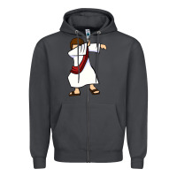 Smoke dabbing jesus christian dab dance Zipper Hoodie - linhVisuals