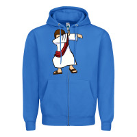 True Royal dabbing jesus christian dab dance Zipper Hoodie - linhVisuals