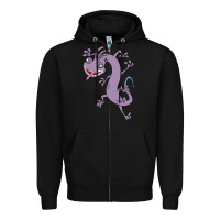 Black randall monsters Zipper Hoodie - linhVisuals