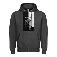Charcoal Heather emine Zipper Hoodie - linhVisuals