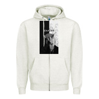 Oatmeal Heather emine Zipper Hoodie - linhVisuals